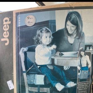 Brand new never used travel booster chair and bag.